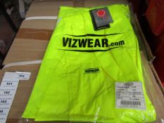 Viz Wear Polycotton HiViz trousers, new, size 4XL