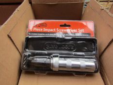 Stag 6 piece impact screwdriver set, new.