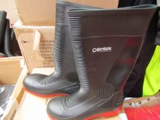 Centex S55 Comnpactor Steel Toe Cap Wellies- Size 9 - New.