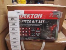 Dekton - 100 piece Bit set - New in carry case.
