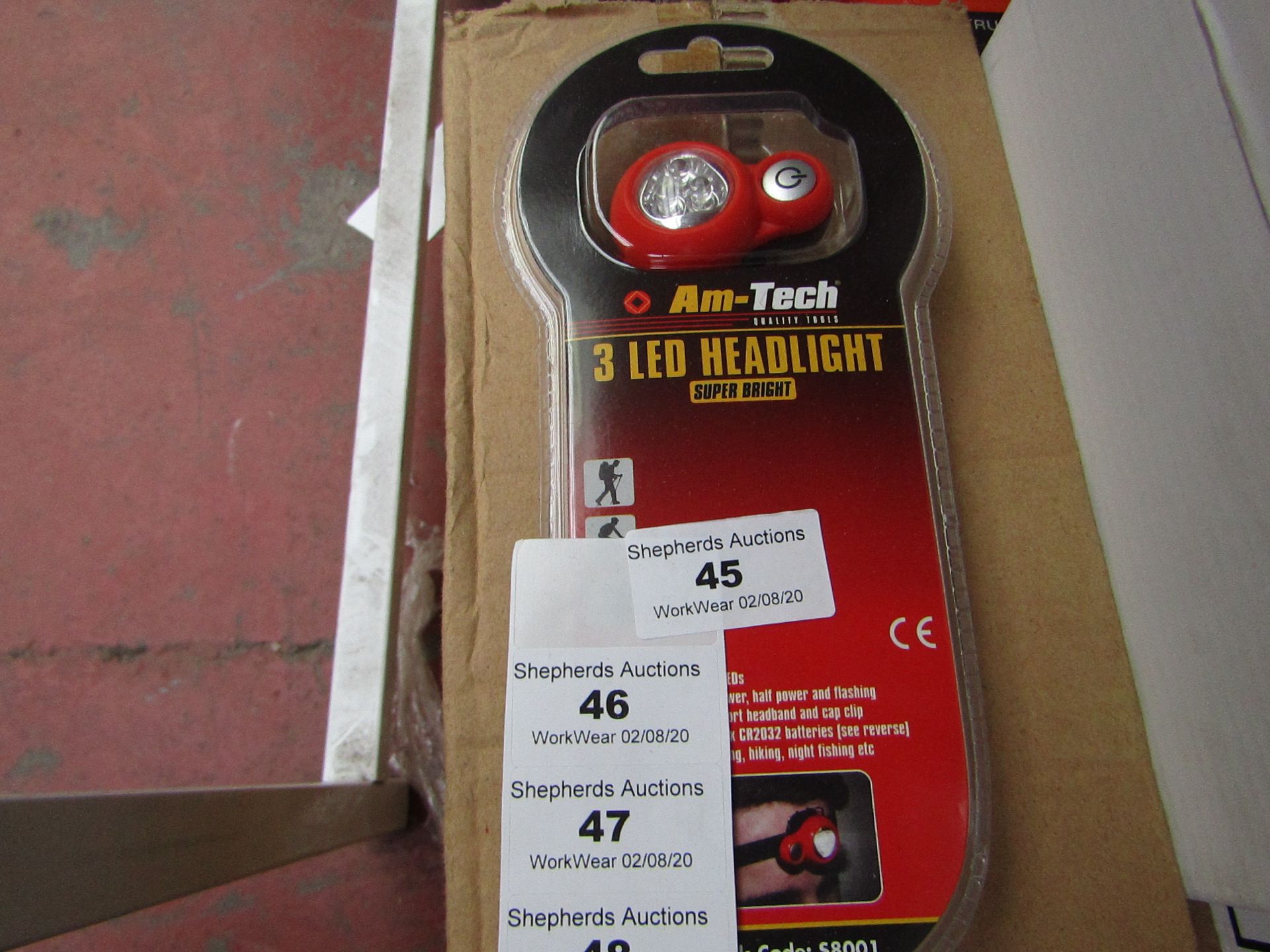 Am-Tech - 3 LED Headlight (Super Bright) - New & Packaged.