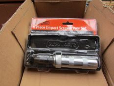 Stag 6 piece impact screwdriver set, new.