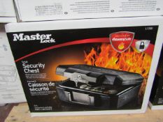 Master - Small Security Chest (Protected By SentrySafe) 5.2L - New.