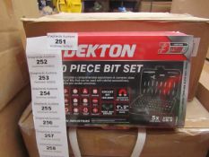 Dekton - 100 piece Bit set - New in carry case.