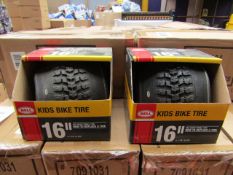 1x Box of 2 16" BMX Bike Tyre - New & Boxed.