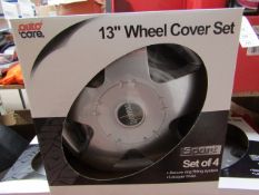 AutoCare - 13" Wheel Cover Set (Set of 4) - New & Boxed.