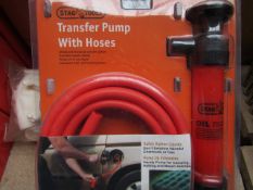 Stag Tools Transfer pump with hoses, unused, the packaging may be dirty.