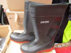 Centex S55 Comnpactor Steel Toe Cap Wellies- Size 10 - New.