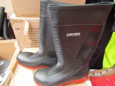 Centex S55 Comnpactor Steel Toe Cap Wellies- Size 9 - New.