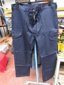 3x Navy Blue Work Trousers - Size 42 - Packaged.