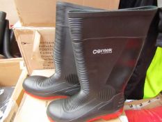 Centex S55 Comnpactor Steel Toe Cap Wellies- Size 10 - New.