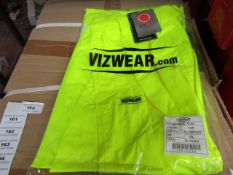 Viz Wear Polycotton HiViz trousers, new, size 4XL