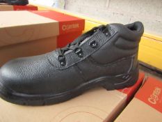 Centek Black Steel Toe Cap Boot size 11 New & Boxed.