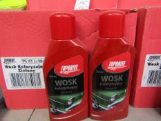 Box of 6x 500ml bottles of Top drive car polish, new