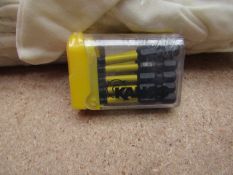 A Tic Tac Box of 10 Kango T20 torq driver bits - New.