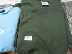 5x Unseek Collection - Dark Green T-shirts - Size Small.