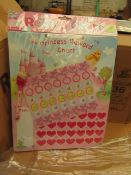 Box of 36x Princess Reward Charts - New Packaged & Boxed.