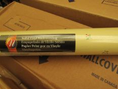 Box of 6x Rolls of Wallpaper - See Image for Design - New Packaged & Boxed.