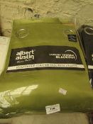 Albert Austin - Ready Made Curtains Pair with Eyelets - (Green) 90" x 90" - Packaged.