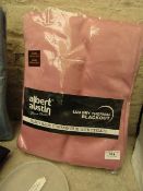 Albert Austin - Ready Made Curtains Pair with Eyelets - (Light Pink ) 46" x 72" - Packaged.