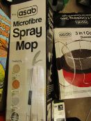Asab Microfibre Spray Mop. Boxed but unchecked