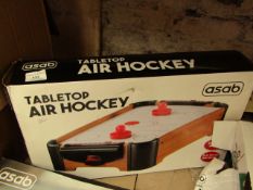 Asab - TableTop Air Hockey - Unchecked & Boxed.