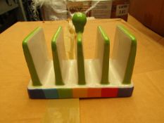 2 x Rainbow Design Toast Racks. Unsued