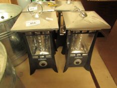 2x Rolson - 24 LED Patio / Camping Lantern - Some Damaged to top.