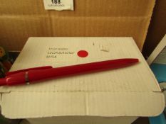 Box of 50x Burgundy Pens - New & Boxed.