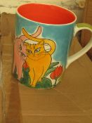 4x Large Cat Mugs - New.