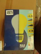 4x The Bulb - Light Boxed. - New & Packaged.