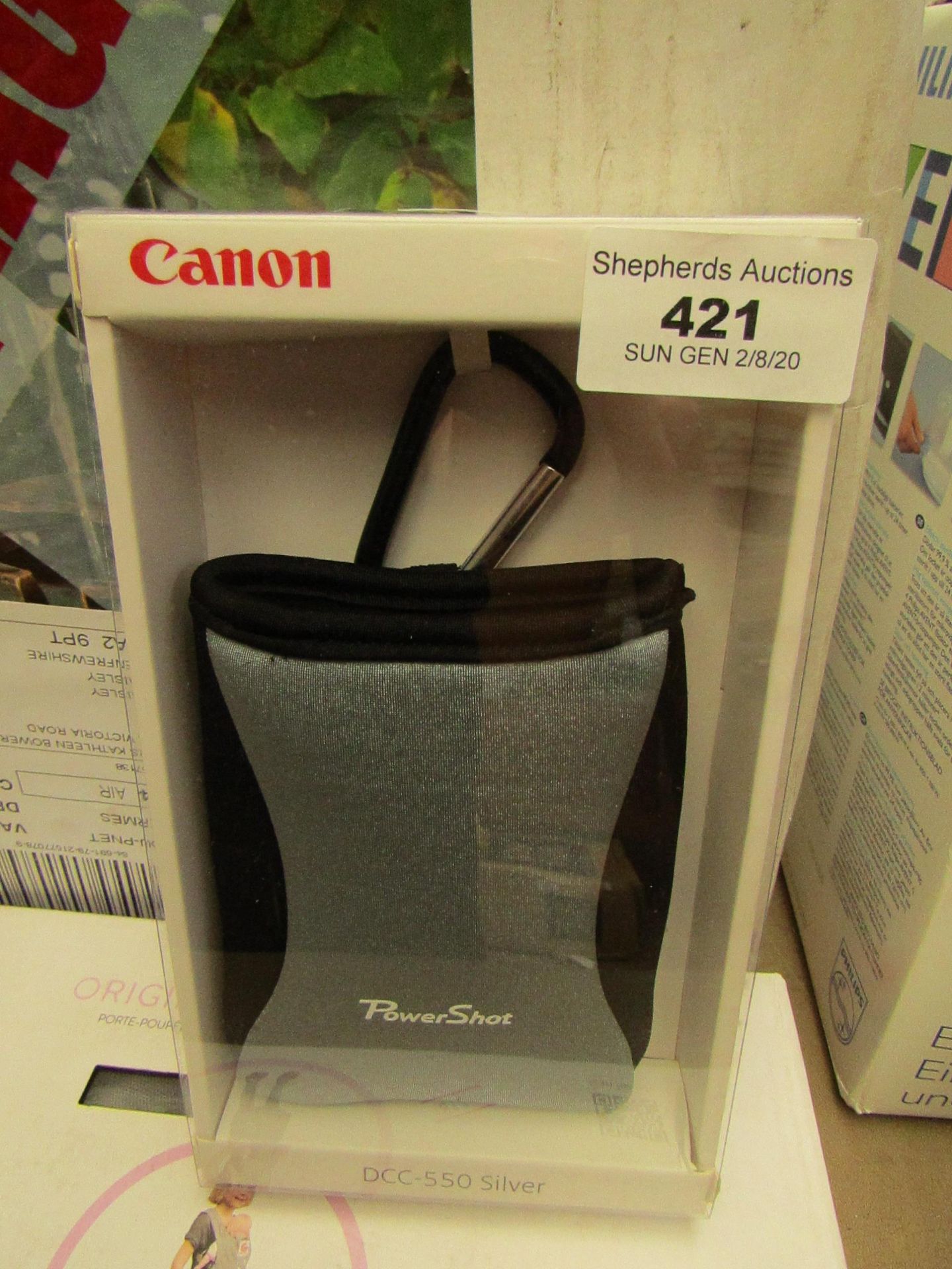 Canon - PowerShot DCC-550 Silver - Camera Case - Packaged.