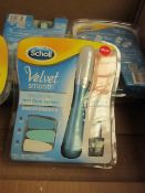 2 x Scholl velvet Smooth Nail care Systems. New & Packaged