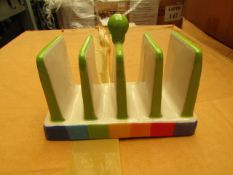 2 x Rainbow Design Toast Racks. Unsued