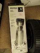 Knight Pepper Mill. Boxed but unchecked