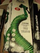 Asab - 100ft Flexible Coiol Hose with Spray Gun - Unchecked & Boxed.