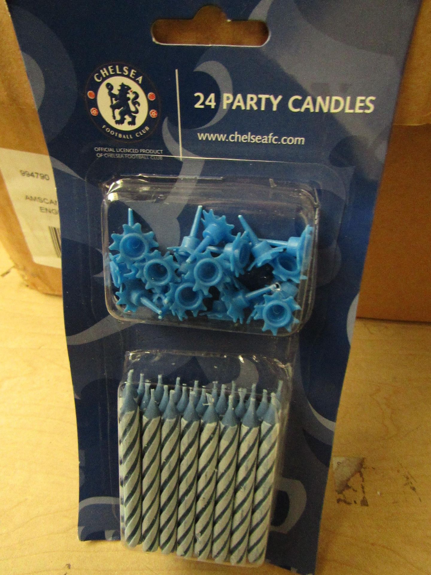 4x Chelsea - 24 Party Candles - New & Packaged.