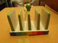 2 x Rainbow Design Toast Racks. Unsued