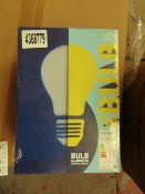 4x The Bulb - Light Boxed. - New & Packaged.