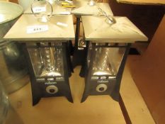 2x Rolson - 24 LED Patio / Camping Lantern - Some Damaged to top.