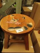 Small Cat Stool. Unused & Boxed