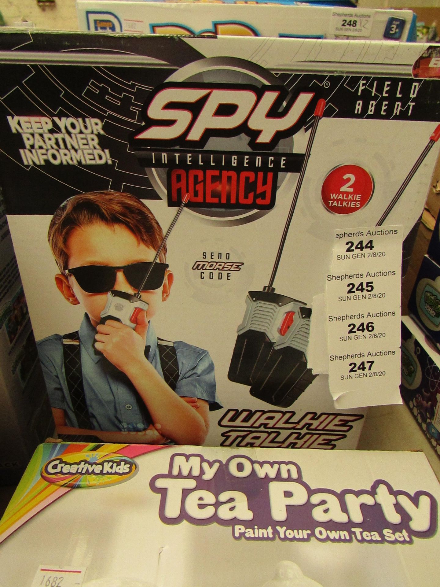 Spy Agency Walkie Talkies. Boxed
