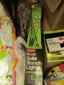 2x Asab - 60 LED Solar Branch Lights - Packaged.