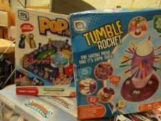 2 x Pop & Hop Games. Boxes are slightly Damaged but product seems fine.