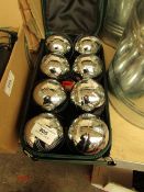 Set of 8 Boules - In Carry Case - Good Conditon.