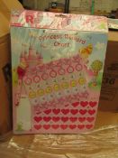 Box of 36x Princess Reward Charts - New Packaged & Boxed.