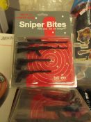 12x Sniper Bites - Cocktail Sticks - New & Packaged.