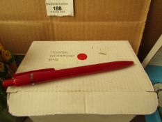 Box of 50x Burgundy Pens - New & Boxed.