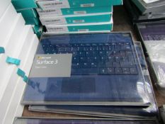 Microsoft Surface 3 type cover, untested and boxed. QWERTY keyboard