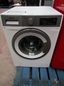 Smeg WHT1114LUK1 11KG washing machine, Fully tested and working, has a few marks on the side but